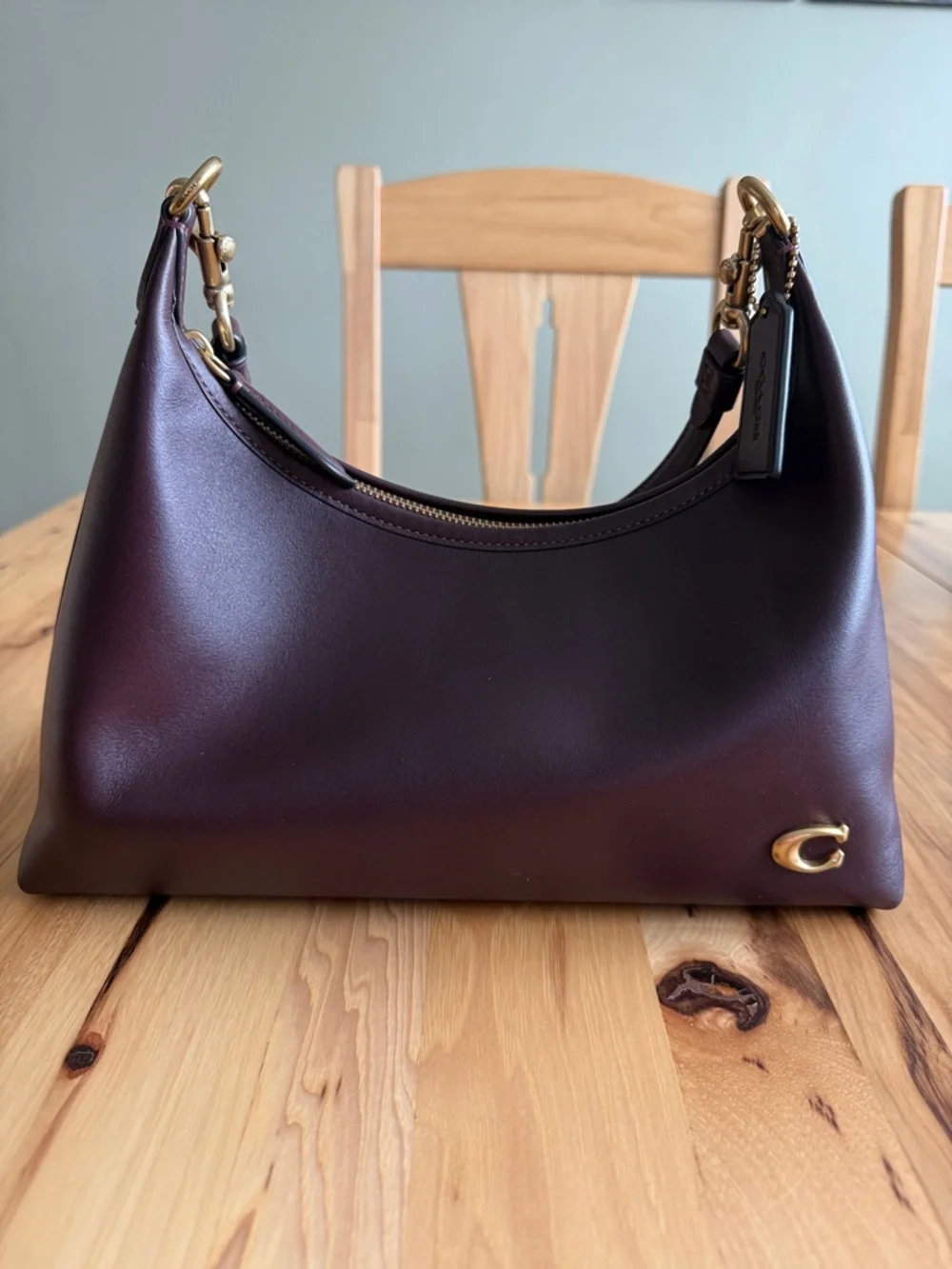 EUC Juliet Shoulder Bag in Black Currant (Dillard’s Exclusive) - Picture 2 of 11